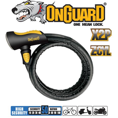Rottweiler Series - Armoured Cable Keyed - 100cm x 20mm