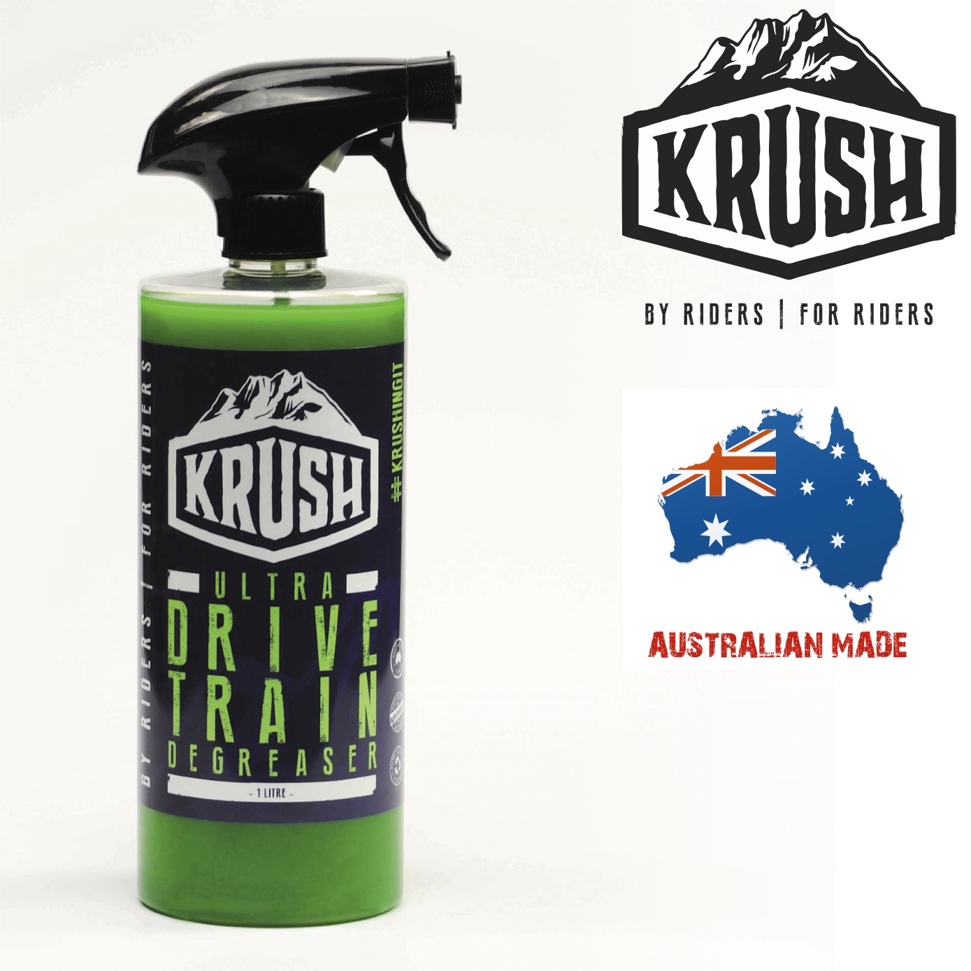 KRUD Ultra Drivetrain Degreaser 1 litre Bike Corp