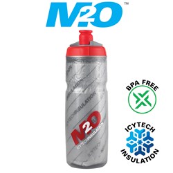 Pilot Water Bottle - 620ml - Smoke/Red - Insulated