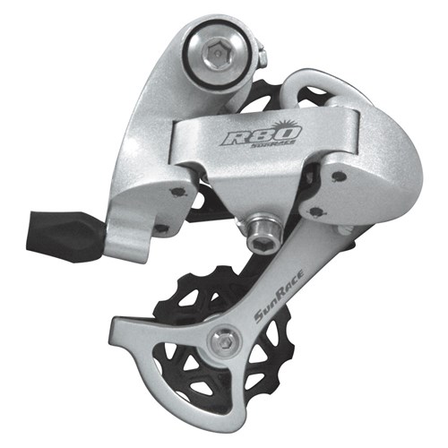 SUNRACE RDR86 8SPD. REAR DER. Silver